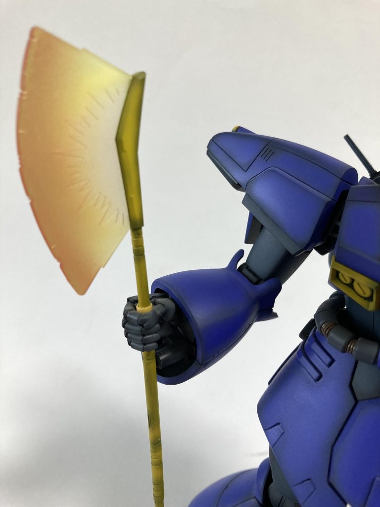 ビーム部のグラデーションにこだわりました。ドライセンと言えばこの武器です!