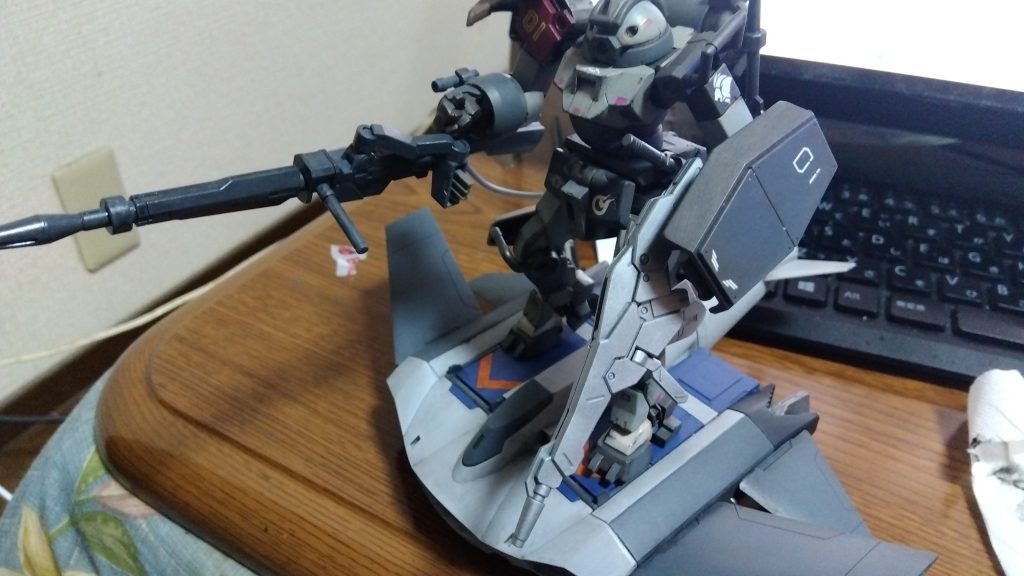 何気に、今年、二個目のガンプラですよ。やっぱり作ると乗せたくなるよね。SFSってやつは。ティックバラン