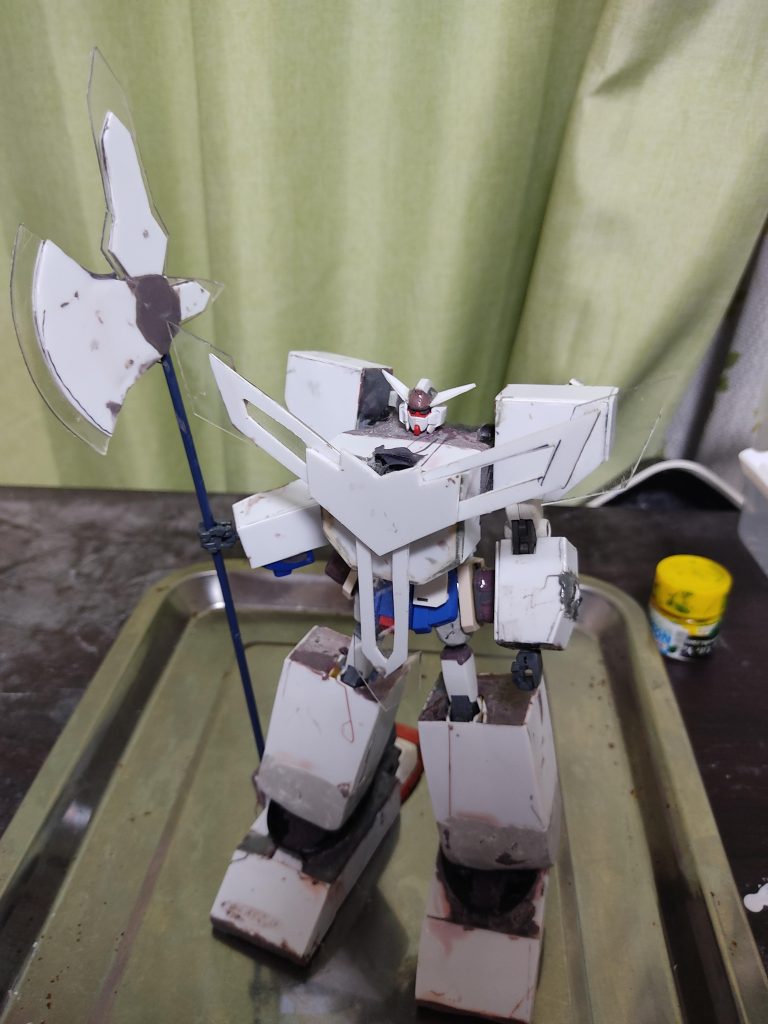 未塗装写真。ちなみに今後pixivでチームAGEのキャラデザインをします。念の為言っておきますが名前はガンダムキャラと同じでも、デザインは違いますので悪しからず。