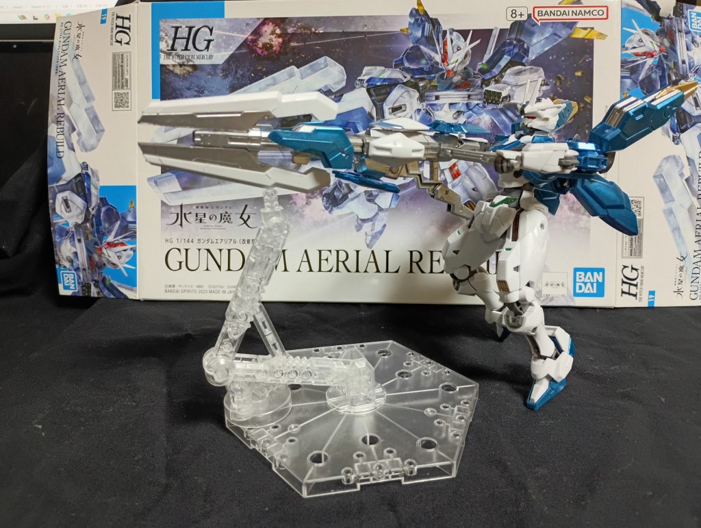 最後に作ったのが改修型。この子は、シンプルに、コスモメタブルーだけでかっこよくなりました!