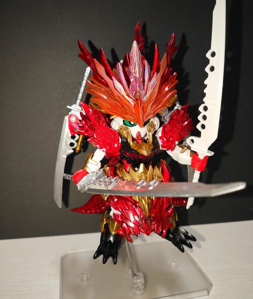 孫権ガンダムアストレイ 赫炎翔虎はアストレイレッドドラゴンがモチーフらしいので刀が多く、全部で6本も着いてくるという派手仕様通常版の孫権アストレイと組み合わせても面白そうです 今回もご覧いただきありがとうございます!良かったらいいねやフォローよろしくお願いいたします🙇♀️✨