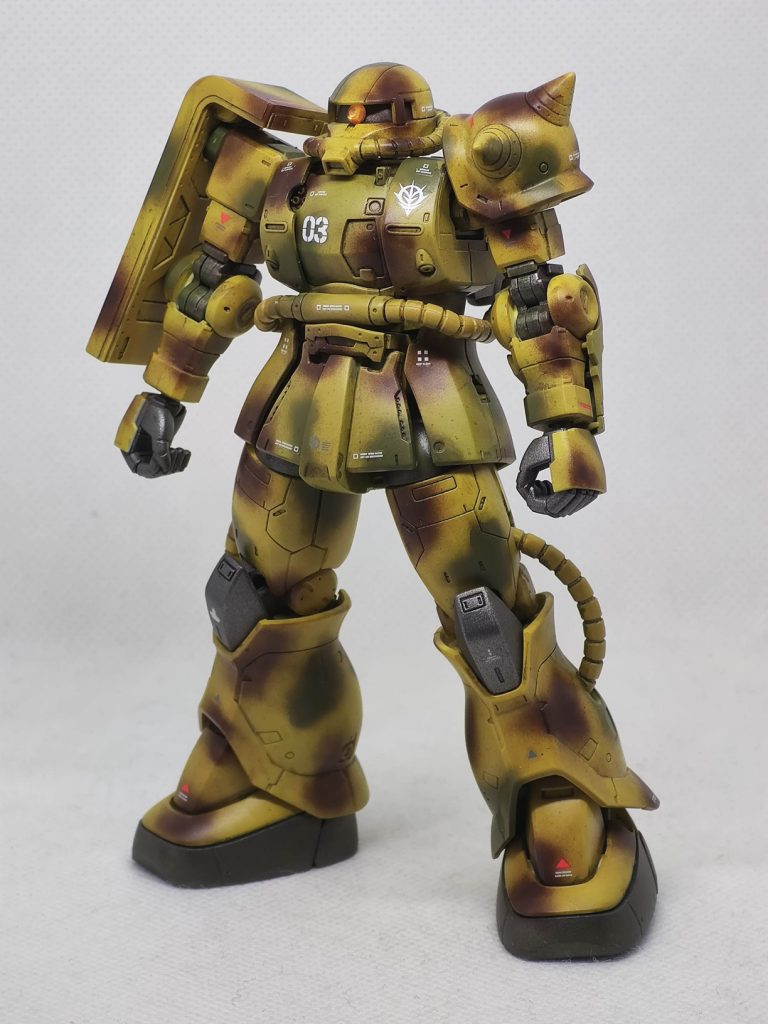 スミ入れウエザリング、デカール貼り後、半光沢クリアーでオーバーコート。