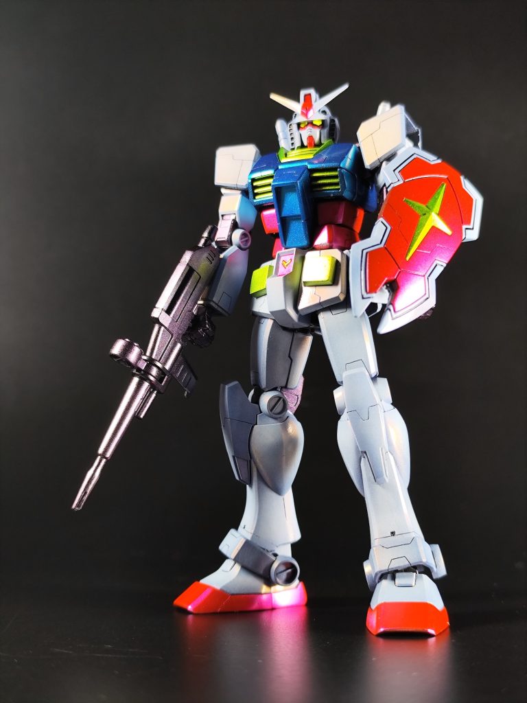 通常照明での撮影シールド形状にラーガンダムの名残が…