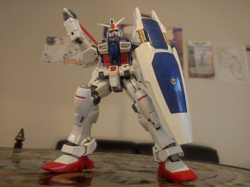 HGの箱絵を何度も再現してみましたが、やはりポージングが硬いです。