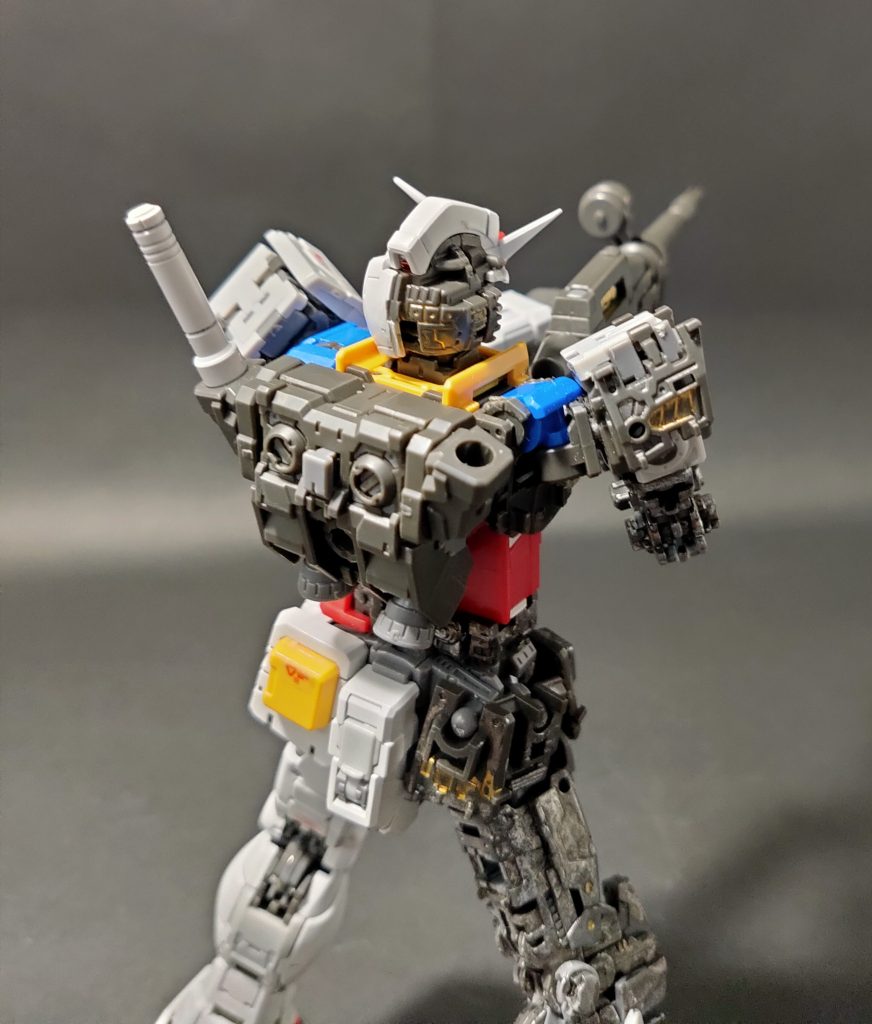 【息子作成】RX-78-2 内部フレーム塗装–4枚目/制作者：たいパパ