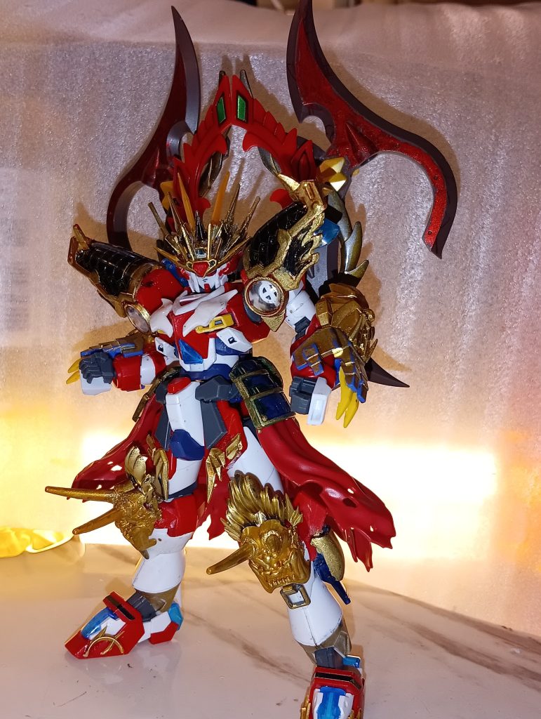 神バーニングガンダム(明王)–3枚目/制作者：@tobitoyoe