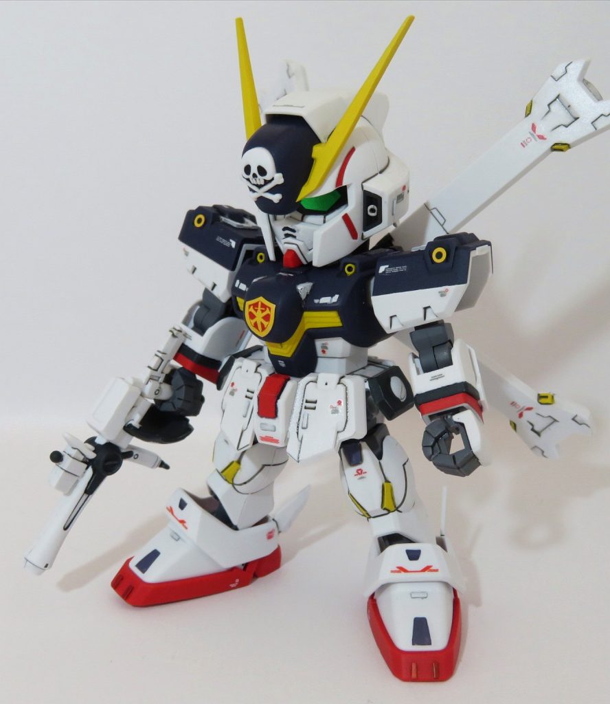 使用した色は・Mr.カラーMSイエローMSホワイトMSレッドグレージオン系ネイビーブルー・ガンダムマーカーガンダムメカグレートランザムホロレッドシャインシルバー