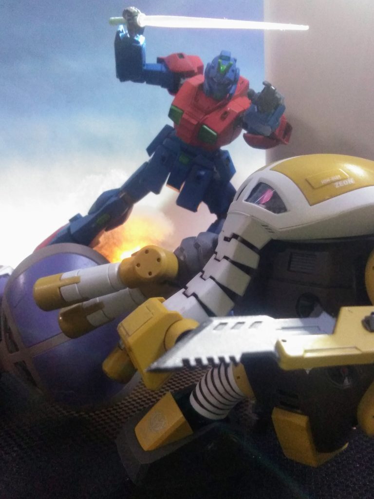 「くるぞォ!」「融合炉の停止を確認。誘爆なし!」「ハァ……ハァ……」「高熱源反応、くる!」「ぬぉっ!?」 ぐだぐだ再現shotby 機動戦士ガンダム ユニコーン【episode4 重力の井戸の底で】ネモ(トリントン基地所属機) 対 ジュアッグより