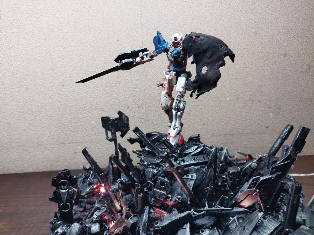 刹那「 破壊する。ただ、破壊する・・。」