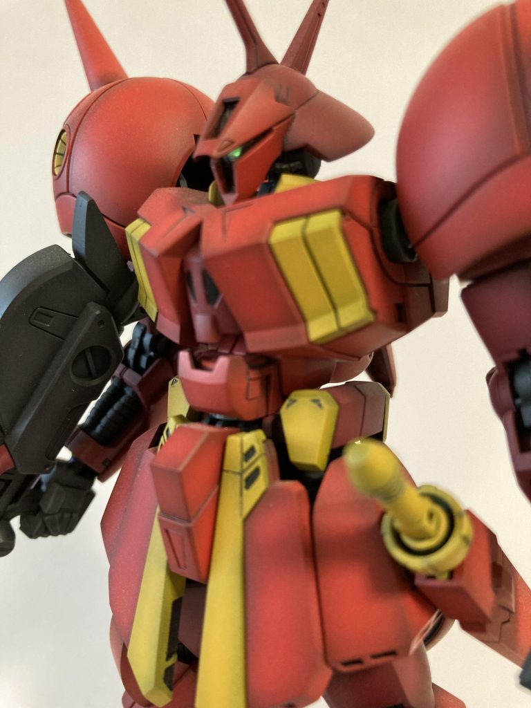 本当にカッコ良い機体です✨全然関係ないですが、何故かテッカマンを思い出してしまう…