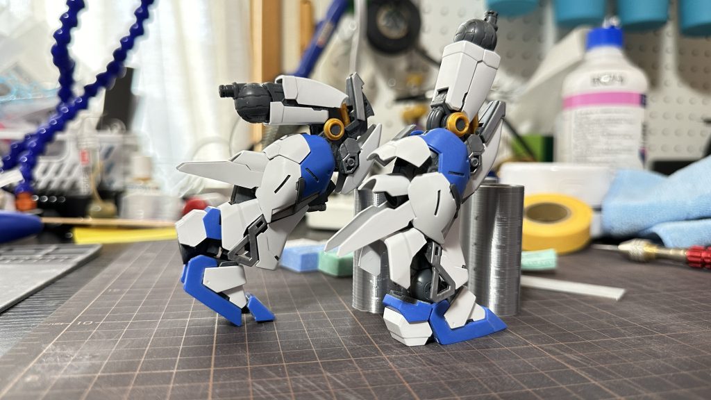 素組みの足だけで感動