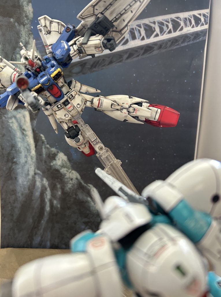 前に作った試作4号機カラーのガーベラ・テトラとの再戦。