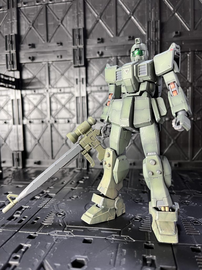 正面。キットの頭はカッコいいんですけど、劇中のイメージを重視するならやっぱりこっちかなぁ。