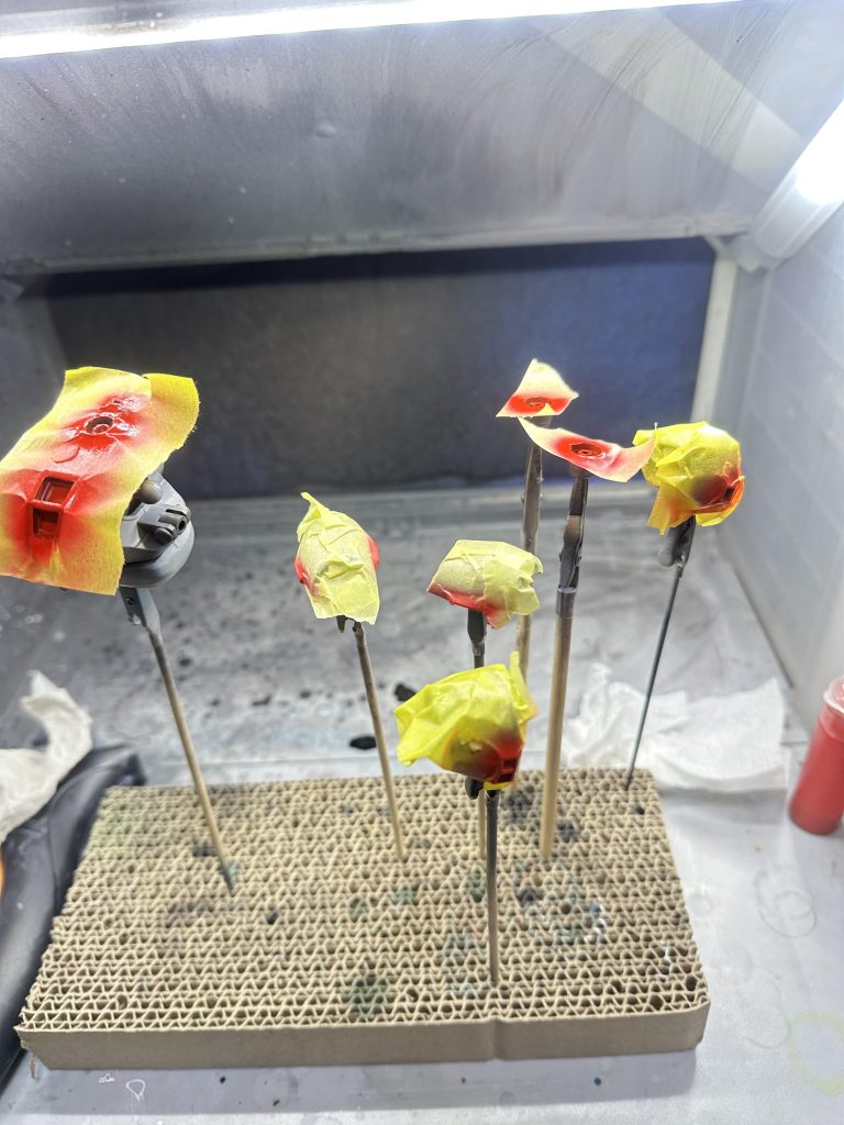 こんな感じで塗り分け