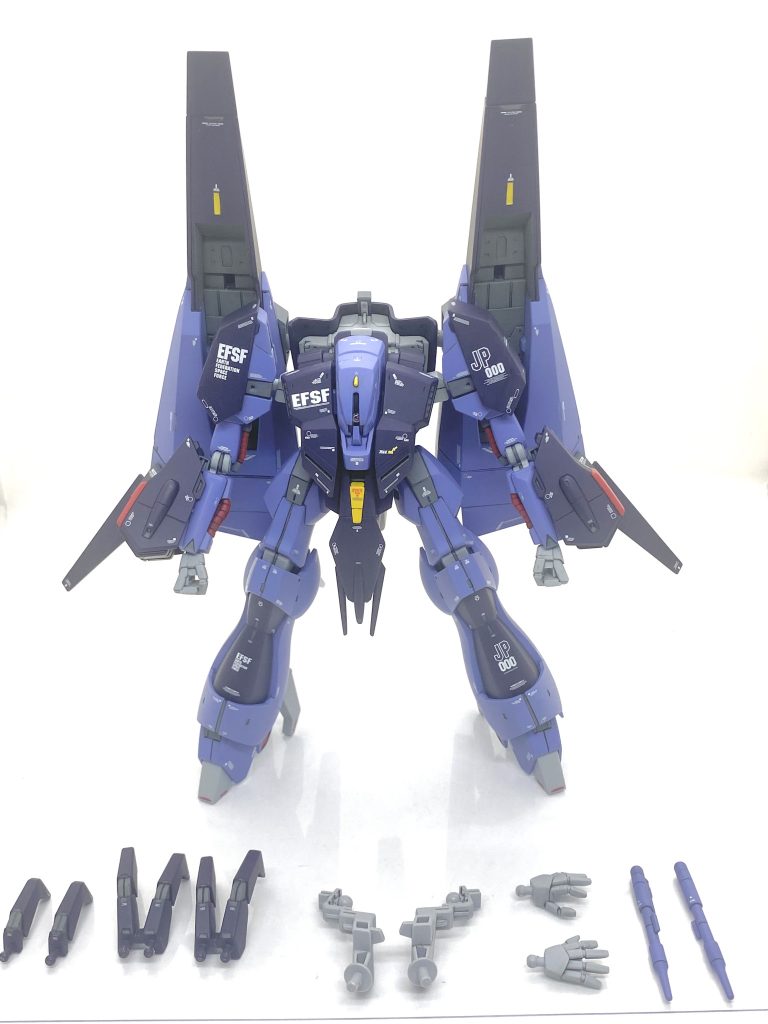 クローやビーム・サーベルも全てキチンと仕上げました。