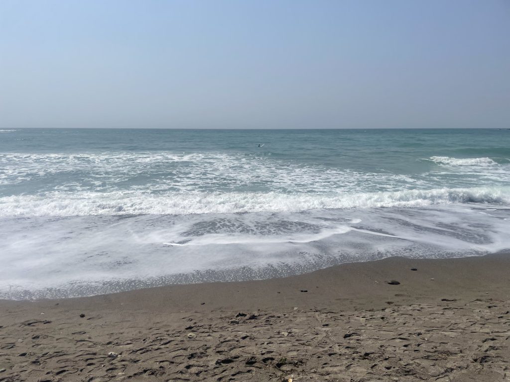 海が綺麗でした。