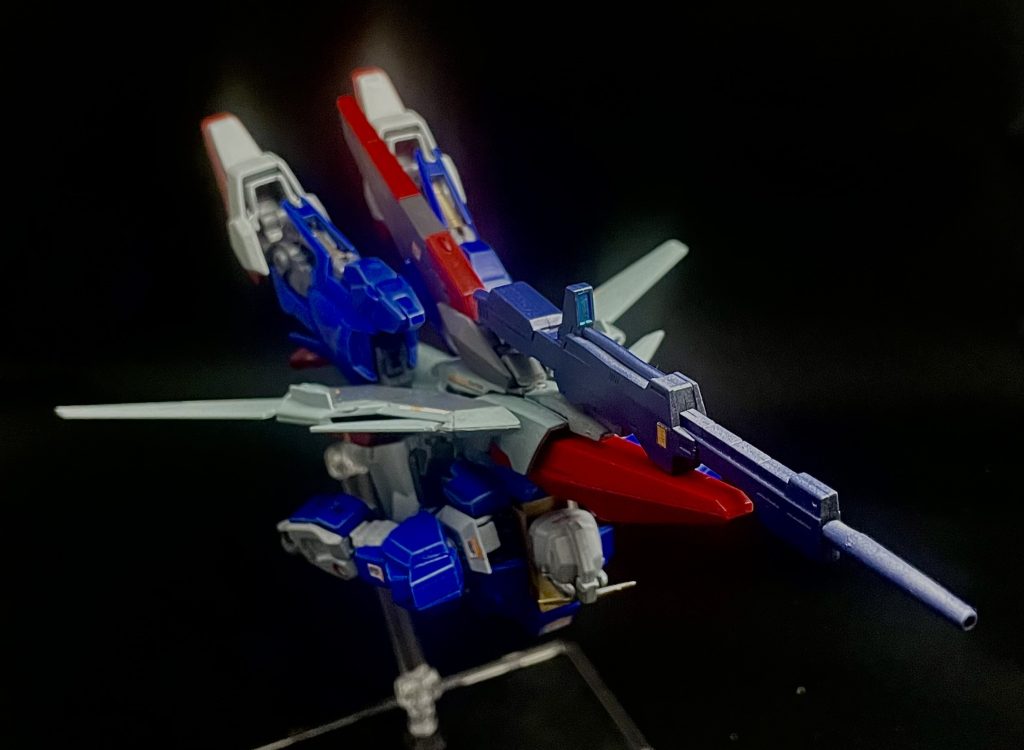 以上、妄想設定のZガンダムモドキの説明でした。今回の改造元機体はデルタプラス。 