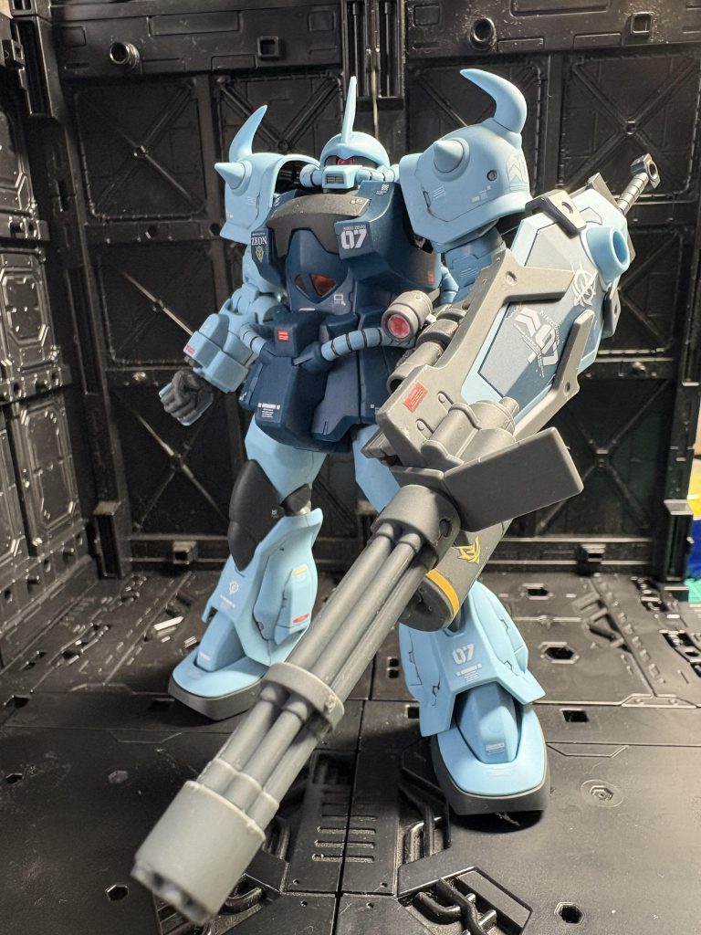 シールドガトリングにバリ残ってる…。仕上げるの忘れてました💦