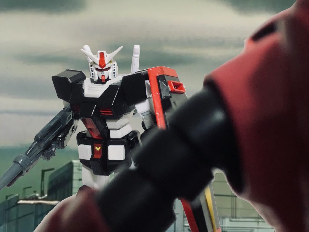 なお、「あぶ刑事ガンダム」ではホワイトベース隊がベルファスト基地に寄港した際に登場し、タカのプロトタイプガンダムとユージのガンダムを翻弄します。