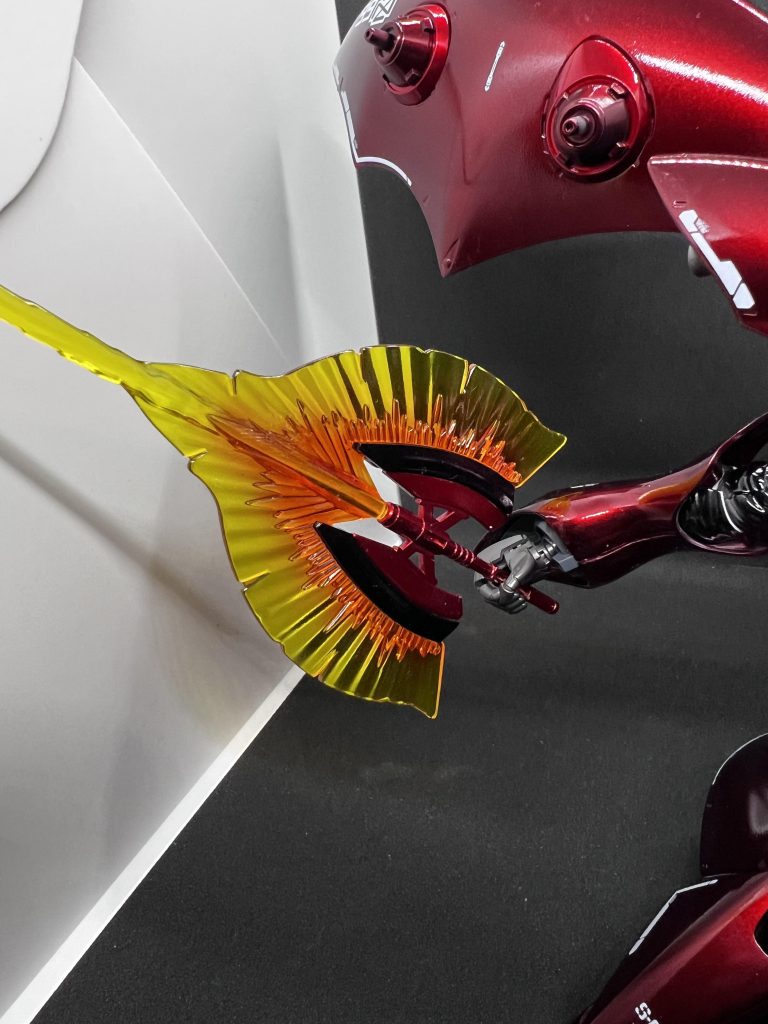 キャンディに疲弊し切ってしまい、武器はお手軽塗装で…