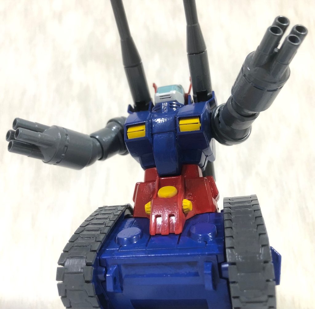 「やられ千葉ァ!!」やはりV作戦のモビルスーツはガンダム・ガンキャノン・ガンタンクが揃ってこそですね。ガンキャノンはキットが見つかり次第掲載予定です!!