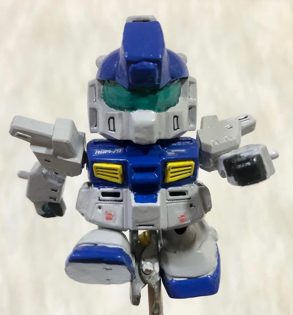 SDだとジムカスタムも可愛く見えてきますなぁ・・・。