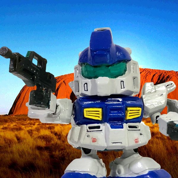 BB戦士 ジムカスタム ホワイト・ディンゴ隊仕様