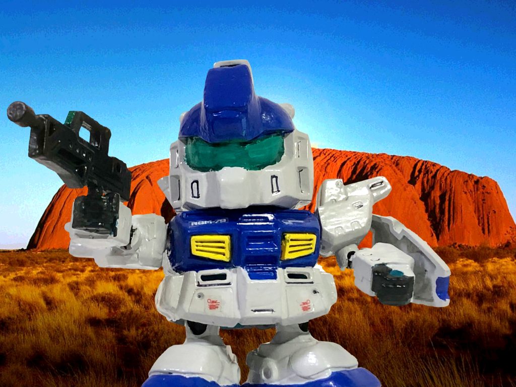 ラストはサムネのフルバージョン。コロ落ちのジャケットイラストを参考にポーズを付け、エアーズロックをバックにしてオーストラリアらしさを出してます♥