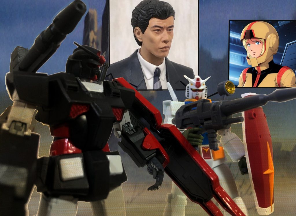 続くテキサスコロニーではマ・クべのギャンとシャアのゲルググと対決した。セイラ「鷹山さん、無事だったのね」タカ「ああ、この通りな」