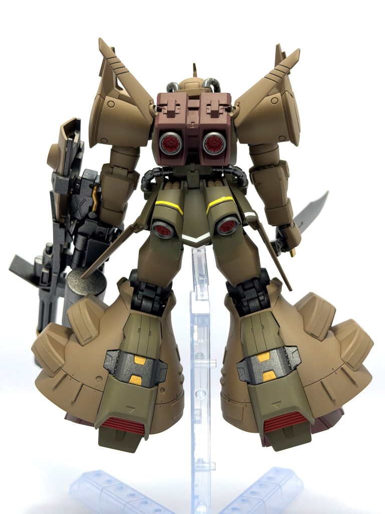 バックショット!丸モールド左足忘れて気づいたのはトップコート後・・・