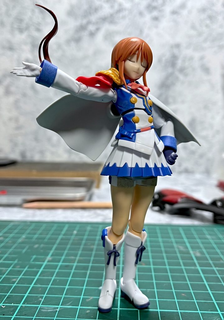 人間ものは経験が浅いのですが、このポーズが決まった時にいけると確信しました。