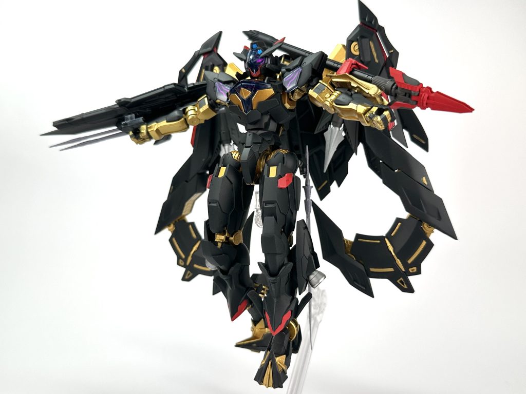 メタルビルドのポーズで