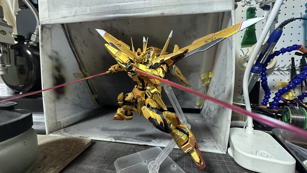 SEED機体はポージングが捗ります。