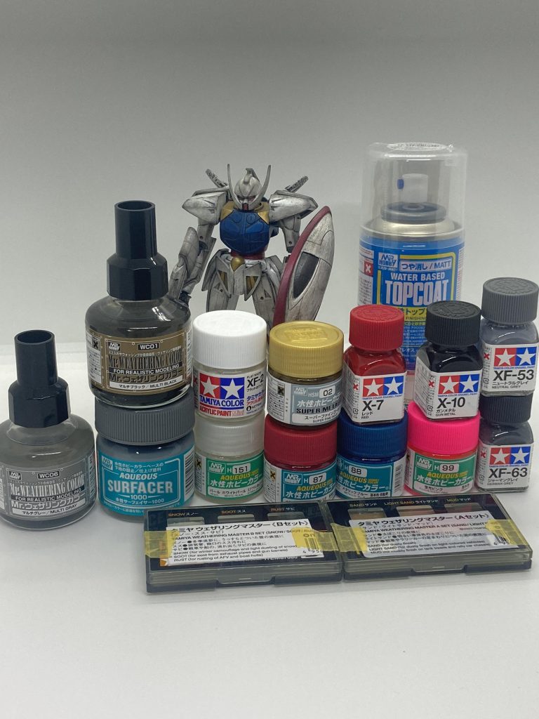 使用塗料反省点隠蔽力の弱い塗料の下地でグレーのサーフェイスはNGウェザリングはやり過ぎない