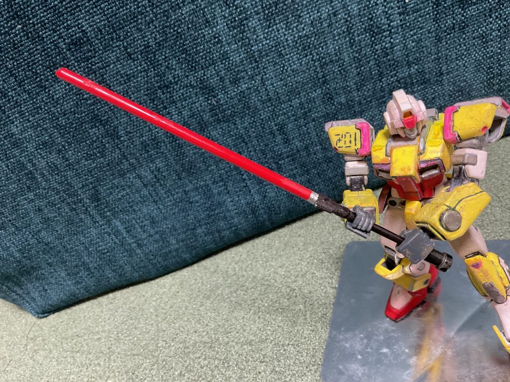 クピードー　ヒート・サーベルそのままでも打撃が可能であり、高温や冷却機能まで備えた。修理が簡単で安価で多少重量がありながら頑丈で信頼度が高い一品。戦闘面ではビームサーベルや刀類と比べると攻撃には不向きではあるが、電力がしっかりしていれば高温での切断は可能である。救助面では装甲の切断、瓦礫の撤去といった作業に加えて、救助対象の環境や体温の保護の為、温度を調節するヒーターやクーラーとして活用する事ができる。ヴェネスとアンカーで接続する事で長時間の使用を可能としている。また。お風呂を作る事もできる。