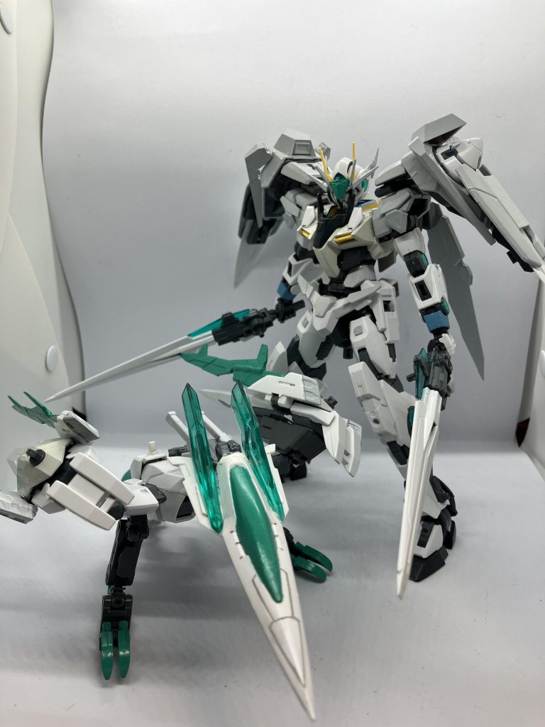 そしてダブルオーブランシュとオーバードが合体!