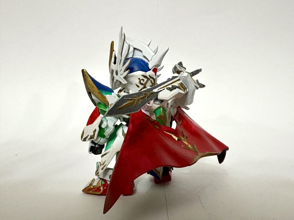 バックショットですマントは通称薄々アタックで削り込んでいます。面倒くさいですが、シャープに見えるのでオススメです