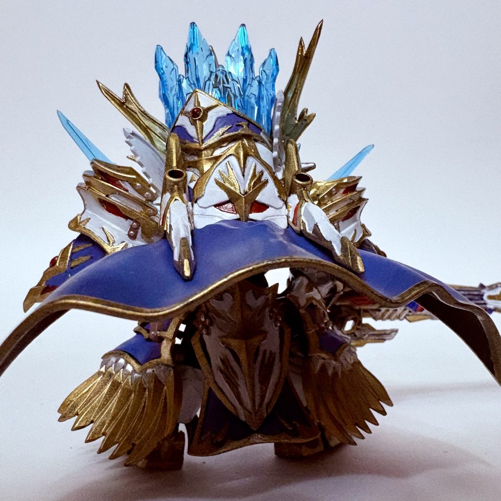 マントの下も塗り分けています。見えない所も塗るのがSD魂だぜ！！後でボロがでるのに懲りずに言います。