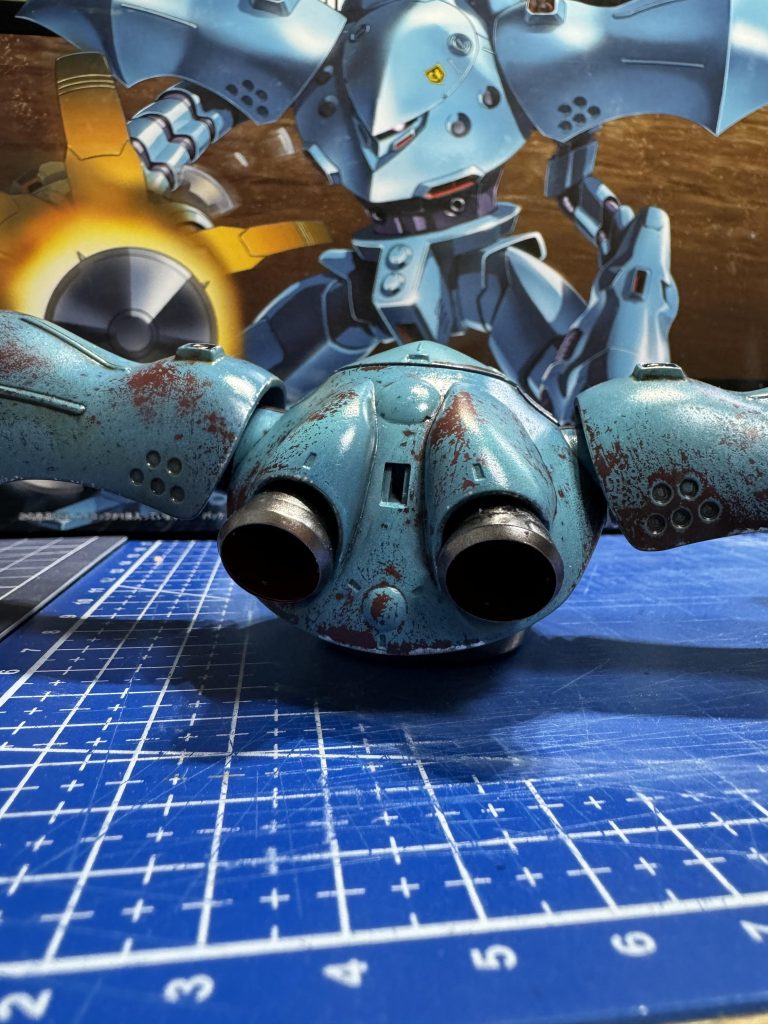 バーニアは純正品ではなく一回り大きいものをチョイスしました。