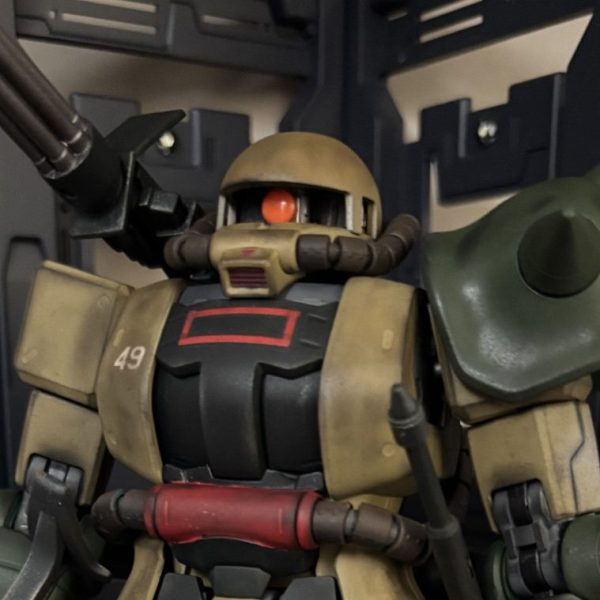 MS-06F『ザクハーフキャノン　サンドストーム部隊』