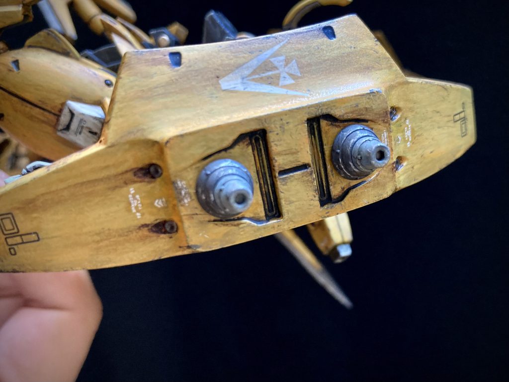 清水圭さんのレシピを真似して塗装しました。ウェザリング目的ですと過去一にカッコよく出来ました。