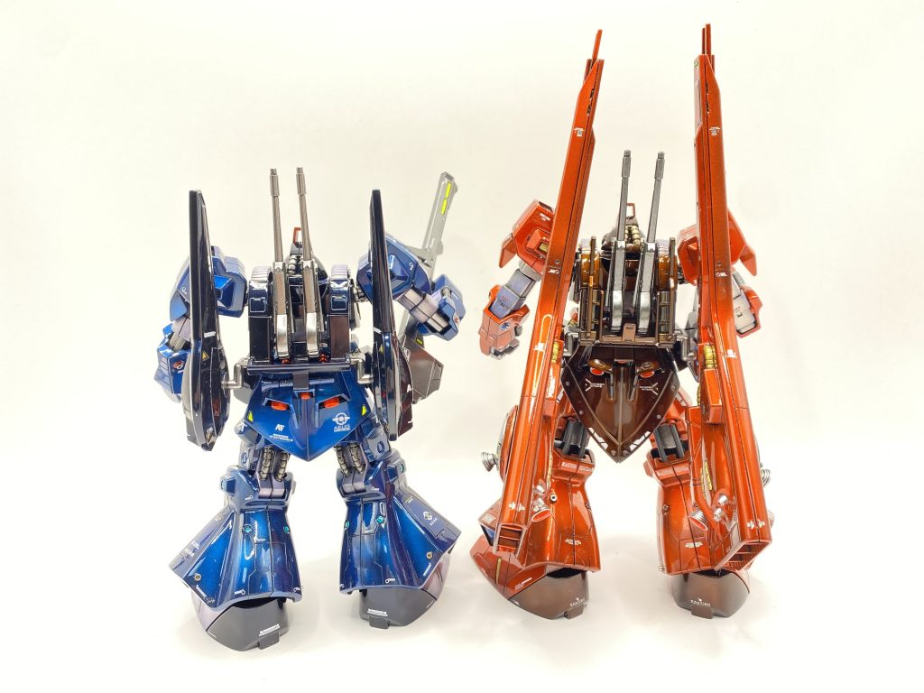 でも、時代背景的にモビールスーツの大型化が流れだったと思うので良しとしましょう٩( 'ω' )و