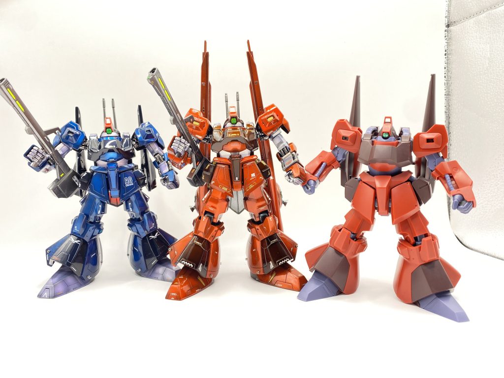 ロボット魂anime verのリックディアスくんとカッコイイくてガシガシ動きます