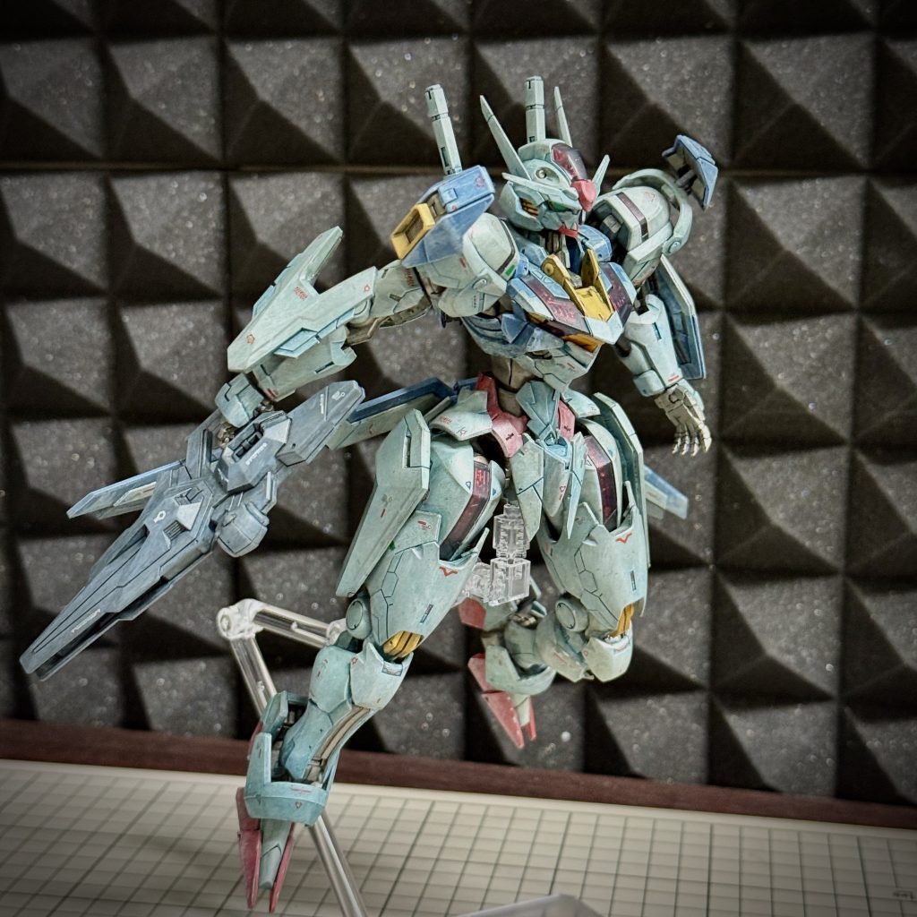 全体的にブルーのウェザリングリキッドでフィルタリング、スジボリ少々追加