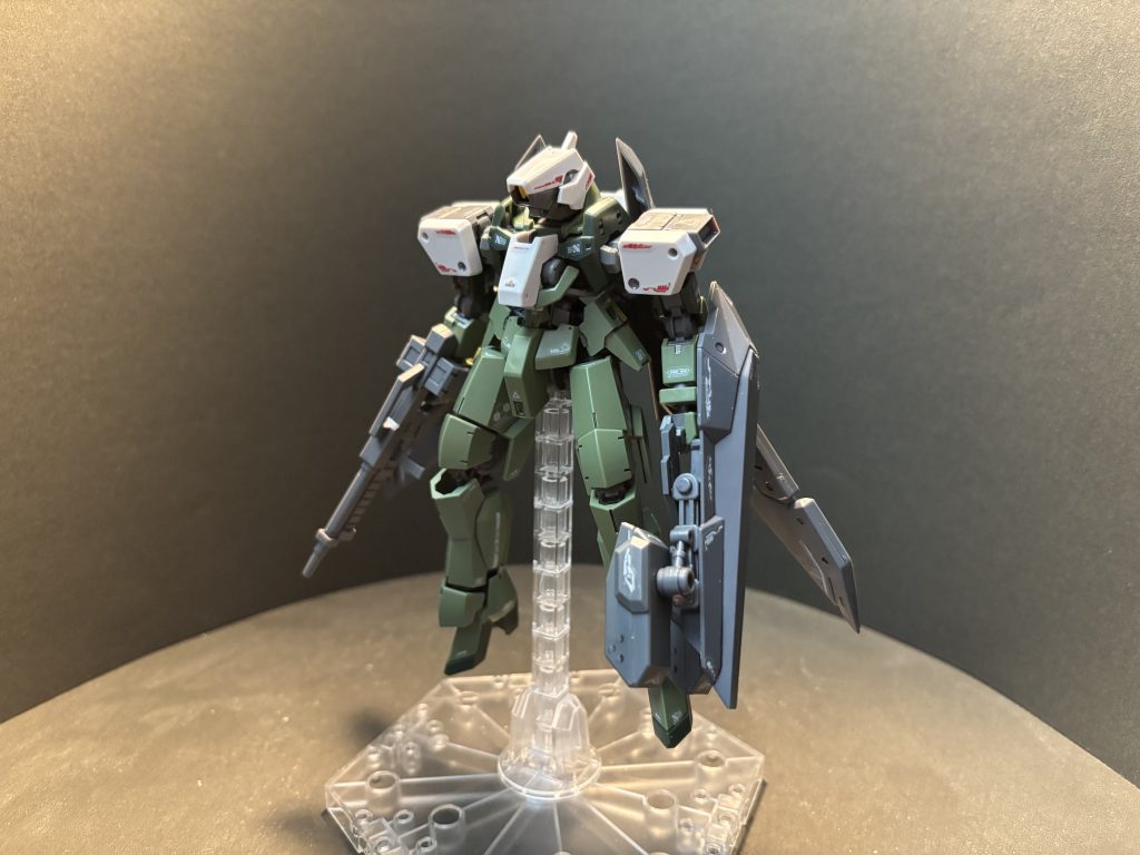 ◯使用したもの【本体】・グレイズ改(無加工)【AFパッケージ】・M.S.G エクシードバインダー(可変翼/シールド)・パワードアームズパワーダー(ガトリング砲)・ガンプラバトルアームアームズ(ジョイント部分)