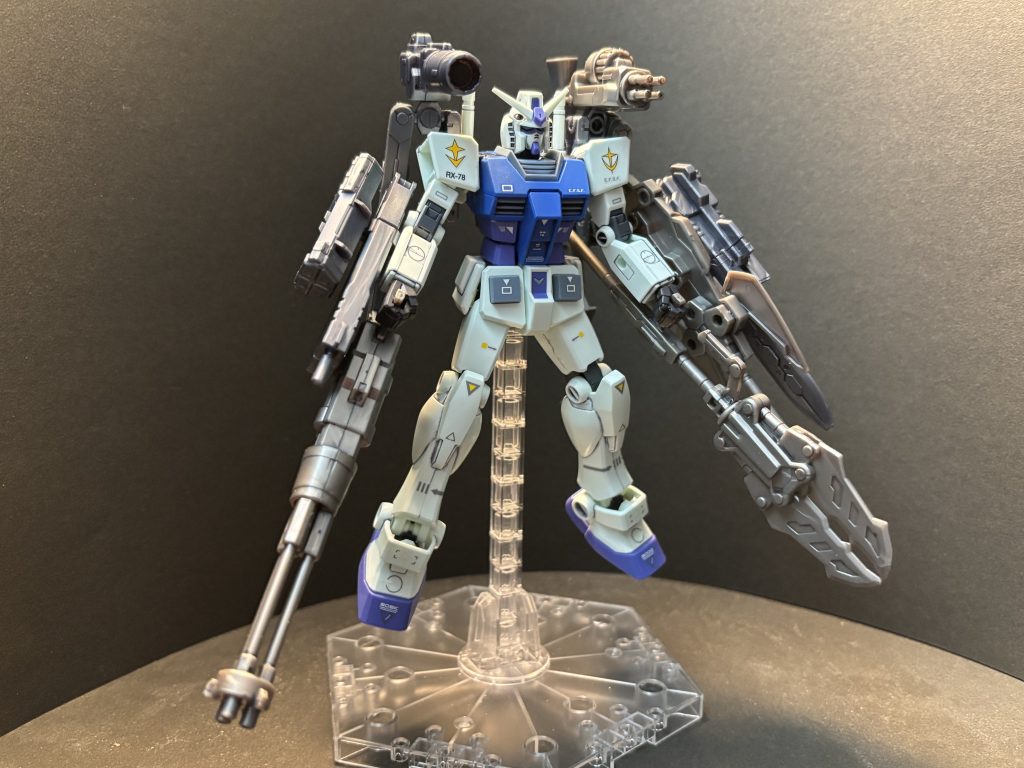 ◯使用したもの【本体】・一番くじ F賞 EG G-3ガンダム(ジャンク)・EGガンダム フルウェポンセット(修繕と交換に使用)【武装】・一番くじ J-1〜J-4賞 オプションパーツセット・ガンプラバトルアームアームズ(サブアーム/ジョイント)