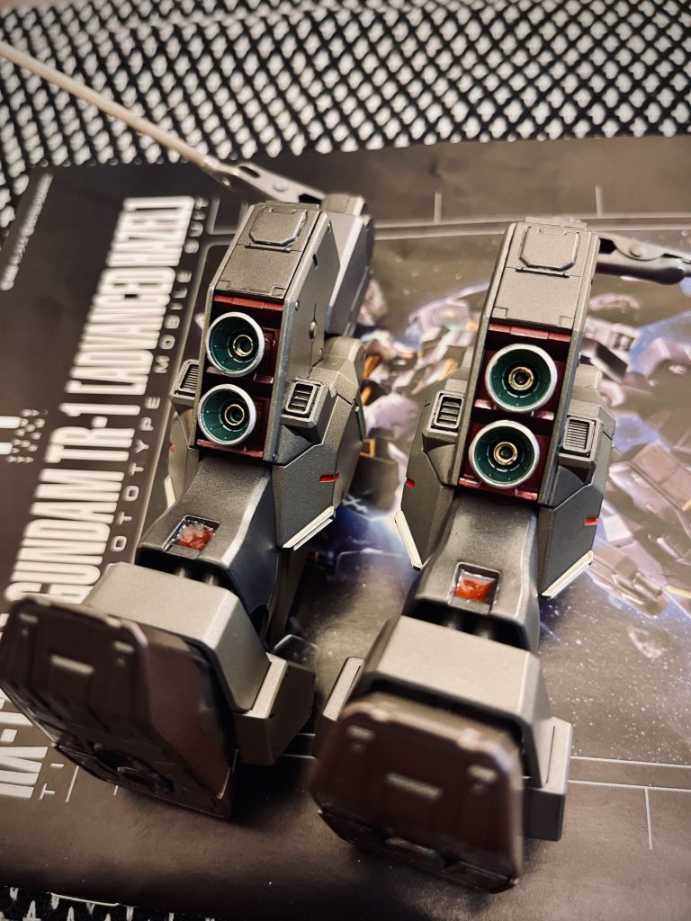 汚し前の脚部。フルドドを積んだままにしているのでこの機会に組んでみるのもありかなぁと思っています。最後まで見ていただき感謝です。