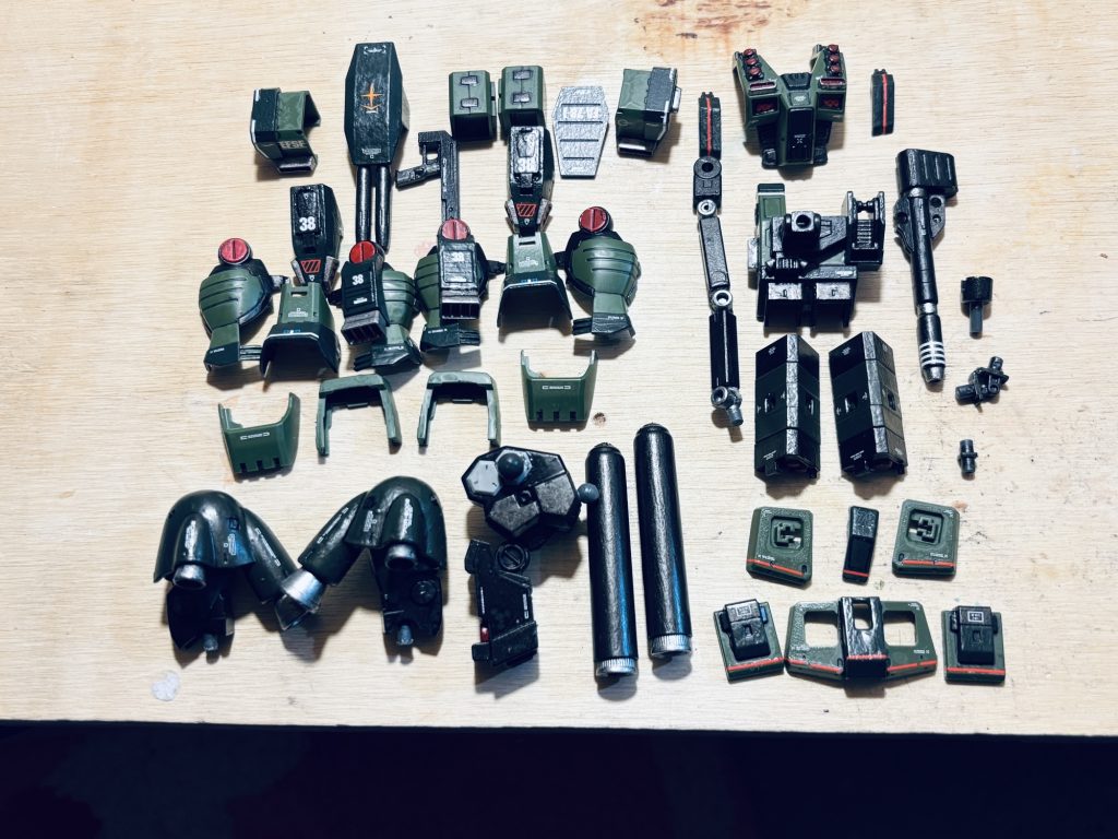 増加装甲塗装。