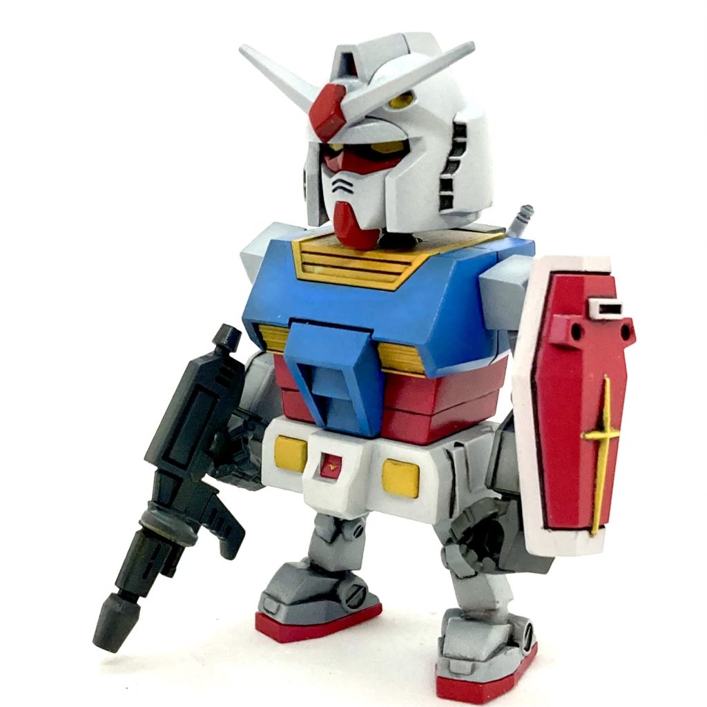 先日作ったジャンクガンダム…こっちの顔のほうが断然しっくりきますね😆