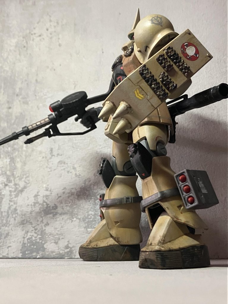 今回は足廻りを集中してウェザリングをしてます塗装はvicカラーの筆塗り🖌️